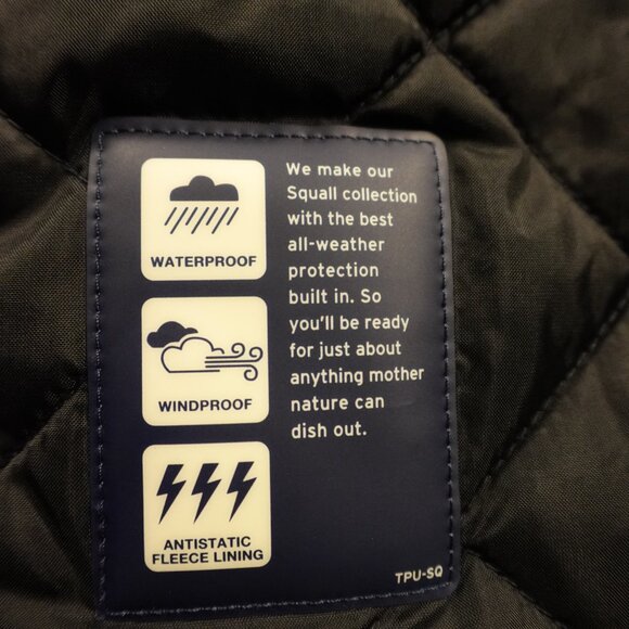 Lands’ End Squall Parka Women’s 1X Petite (16W–18W) Black Waterproof Windproof - Picture 13 of 16